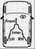 FORD 1340831 Cable, parking brake